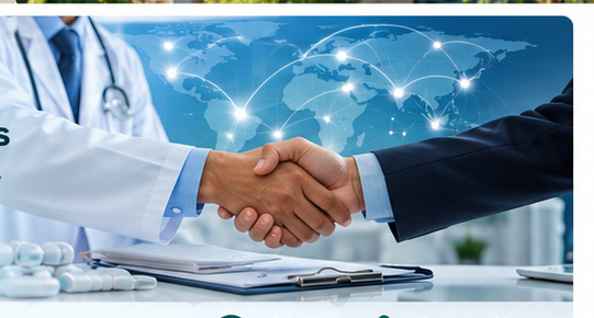AI-generated healthcare partnership and collaboration